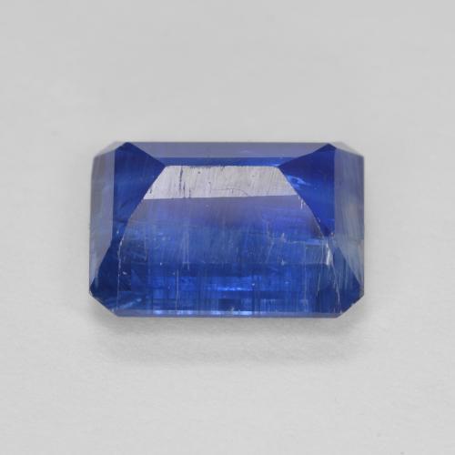Cyanite bleue naturelle taille émeraude, 2,87 ct, SI