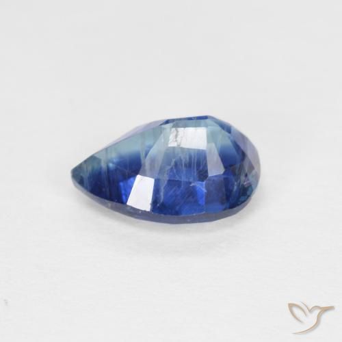 Disthène Bleu vif naturelle En forme de poire, 0.89 ct, SI