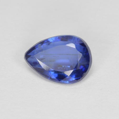Cyanite bleue naturelle en forme de poire, 0,86 ct, SI