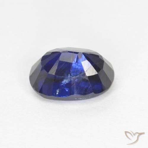 Disthène Bleu royal naturelle ovale, 1.34 ct, SI