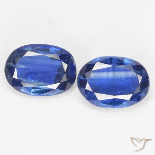 2.08ctw Naturel Bleu égyptien Disthène, ovale, SI