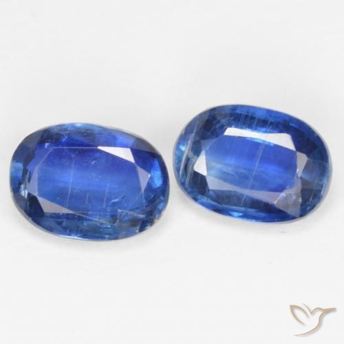 Achetez naturel 1.97ct Bleu foncé Disthène gems, Coupe ovale, En provenance Népal chez GemSelect. En stock, livraison internationale!