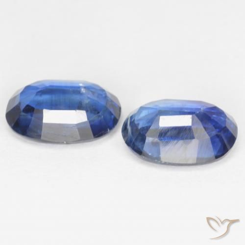 Achetez naturel 1.97ct Bleu foncé Disthène gems, Coupe ovale, En provenance Népal chez GemSelect. En stock, livraison internationale!