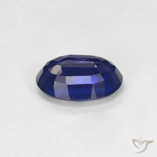 Disthène Bleu royal naturelle ovale, 0.96 ct, VS