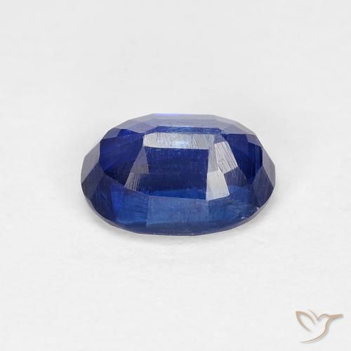 Disthène Bleu royal naturelle ovale, 1.18 ct, VS