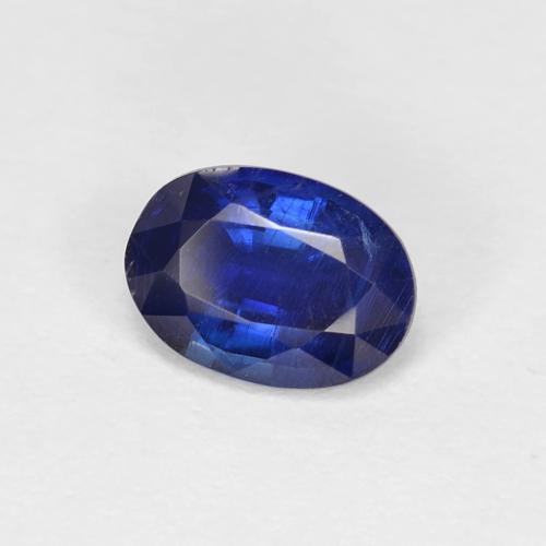 Cyanite bleue naturelle coupe ovale, 0,98 ct, VS
