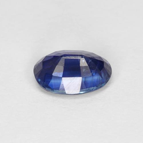 Cyanite bleue naturelle coupe ovale, 0,98 ct, VS