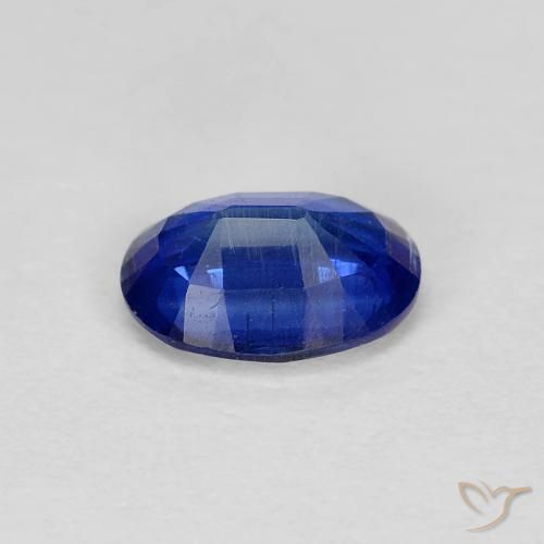 Disthène Bleu marine naturelle ovale, 1.02 ct, VS