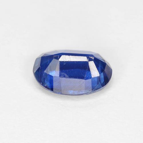 Cyanite bleue naturelle coupe ovale, 1,05 ct, VS