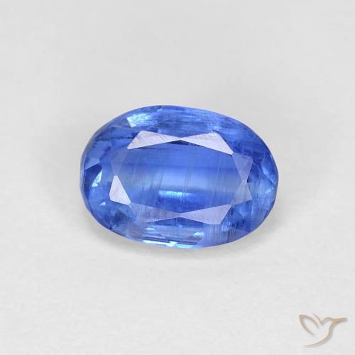 1.04ct Naturel Bleu clair Disthène, ovale, VS