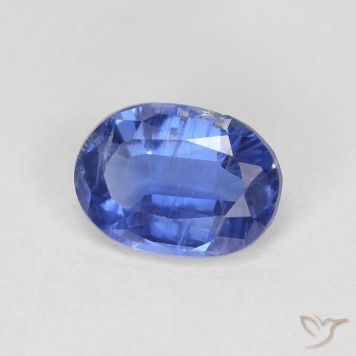Disthène Bleu franc naturelle ovale, 1.11 ct, VS-SI