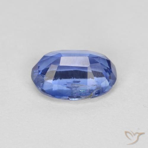 Disthène Bleu franc naturelle ovale, 1.11 ct, VS-SI