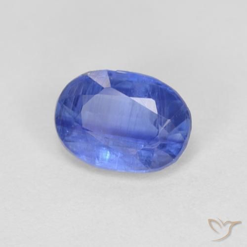 Disthène Bleu marine naturelle ovale, 0.96 ct, VS-SI