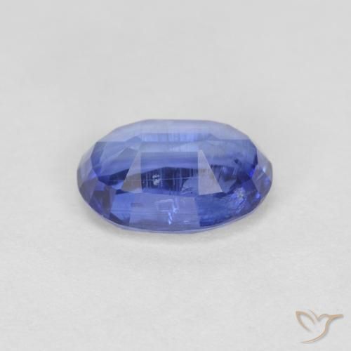 Disthène Bleu marine naturelle ovale, 0.96 ct, VS-SI