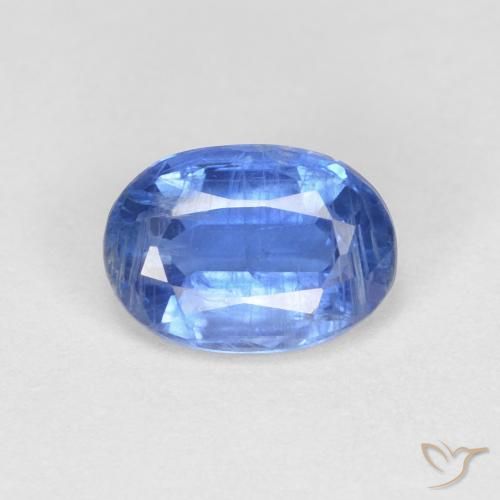 1.10ct Naturel Bleu marine Disthène, ovale, VS-SI