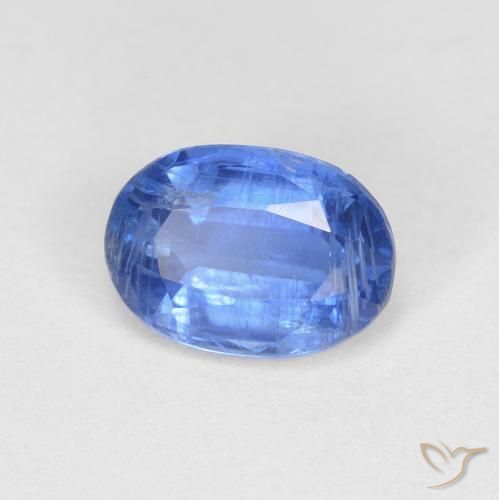 Disthène Bleu marine naturelle ovale, 1.10 ct, VS-SI