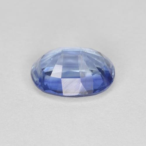 Cyanite bleue naturelle coupe ovale, 1,07 ct, VS-SI