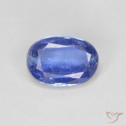 1.08ct Naturel Bleu Disthène, ovale, VS