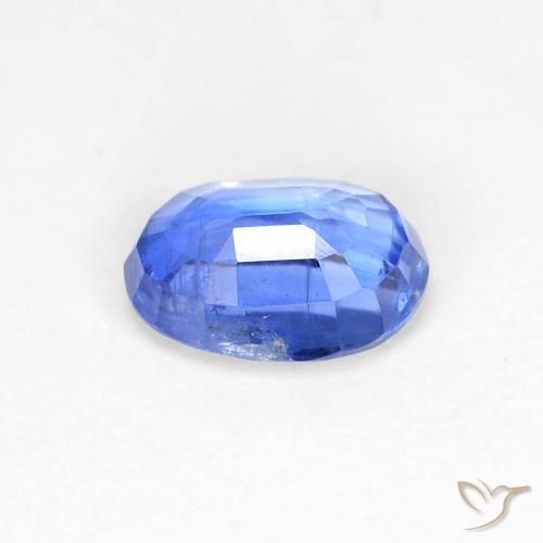 Disthène Bleu azur profond naturelle ovale, 0.95 ct, SI