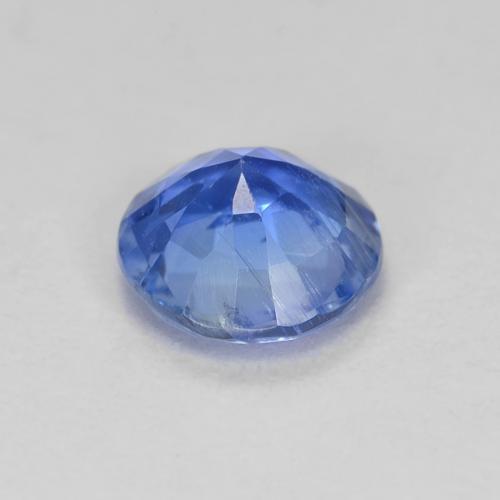 Disthène Bleu azur profond naturelle Coupe roude, 1.06 ct, VS-SI