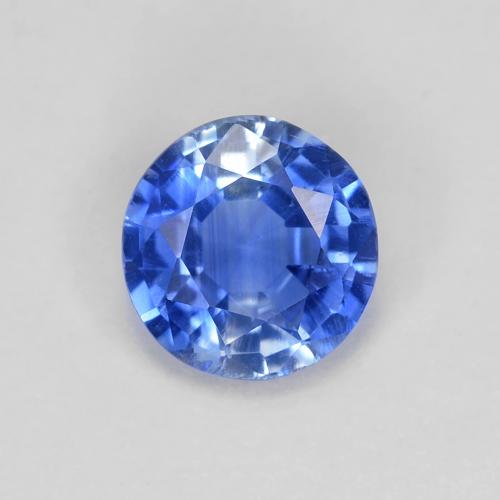 Cyanite bleue naturelle coupe roude, 0,80 ct, VS-SI