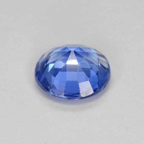 Cyanite bleue naturelle coupe roude, 0,80 ct, VS-SI