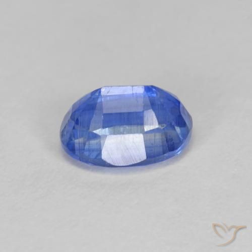 Disthène Bleu bébé naturelle ovale, 1.24 ct, SI