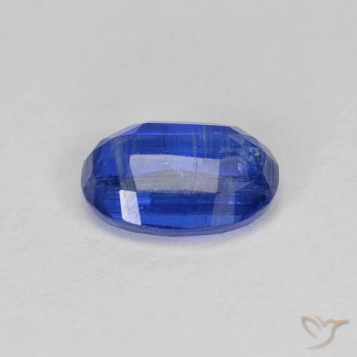 Disthène Bleu foncé naturelle ovale, 1.06 ct, SI