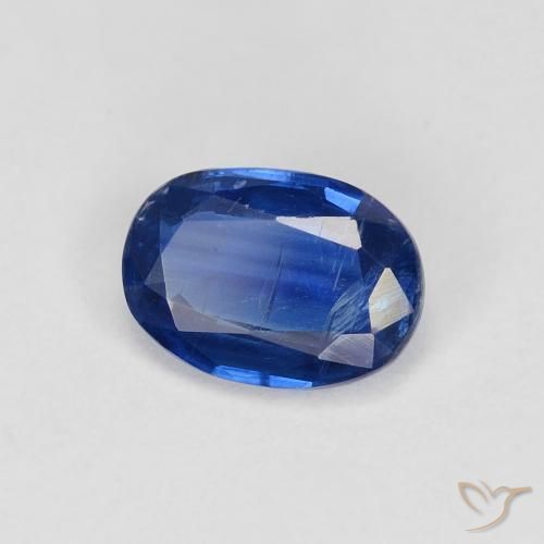 Disthène Bleu marine naturelle ovale, 1.02 ct, VS-SI