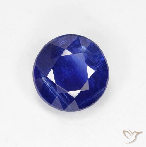 1.19ct Naturel Bleu marine intense Disthène, Tour, SI