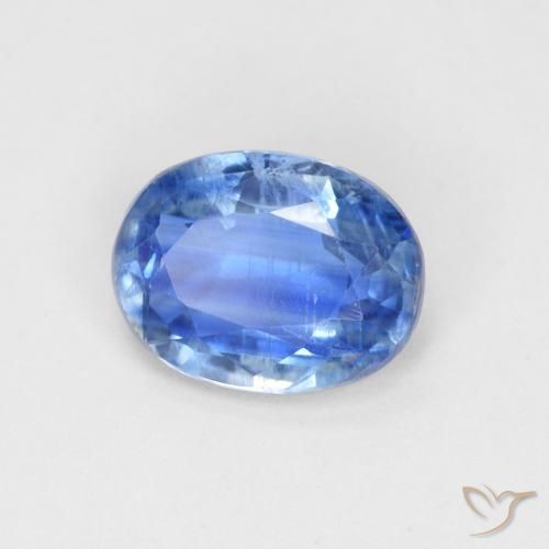 Disthène Bleu clair naturelle ovale, 1.52 ct, VS-SI