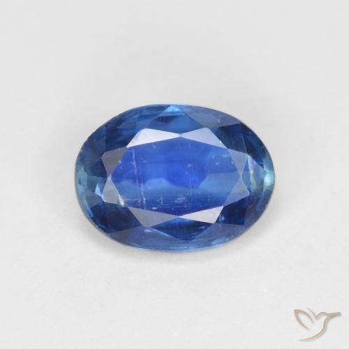 1.45ct Naturel Bleu marine Disthène, ovale, VS-SI