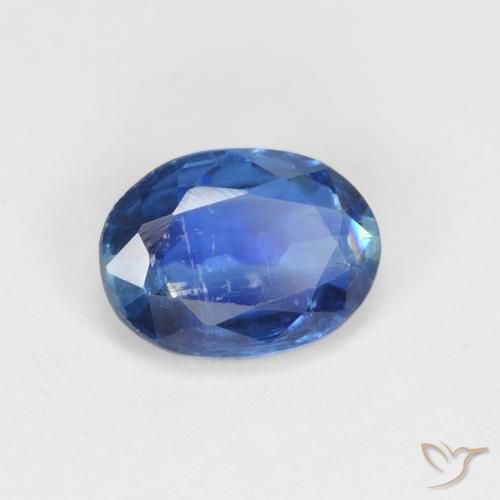 Disthène Bleu marine naturelle ovale, 1.45 ct, VS-SI