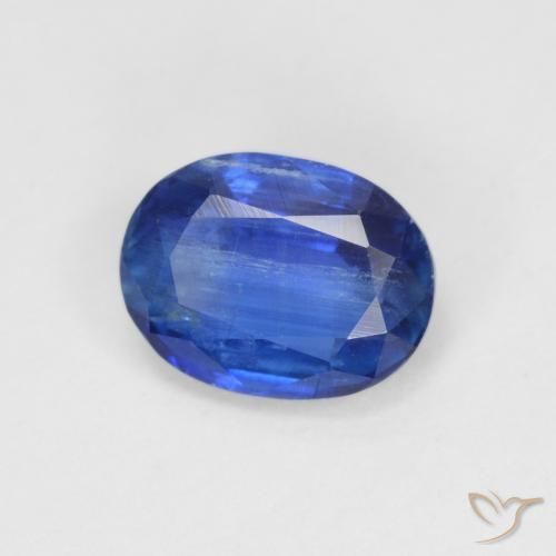 Disthène Bleu foncé naturelle ovale, 1.69 ct, VS-SI