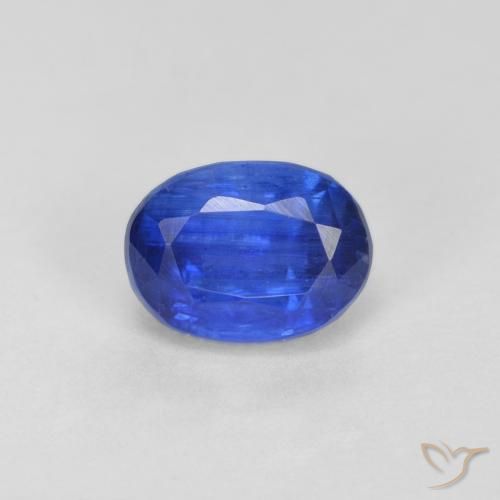 1.45ct Naturel Bleu égyptien profond Disthène, ovale, VS-SI