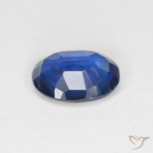 Disthène Bleu marine naturelle ovale, 1.39 ct, VS-SI