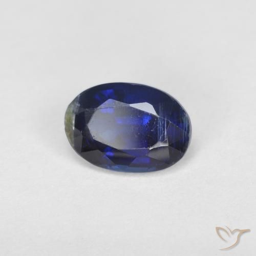 Disthène Bleu très profond naturelle ovale, 0.99 ct, VS-SI