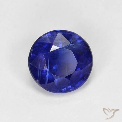 0.97ct Naturel Bleu foncé Disthène, Tour, SI