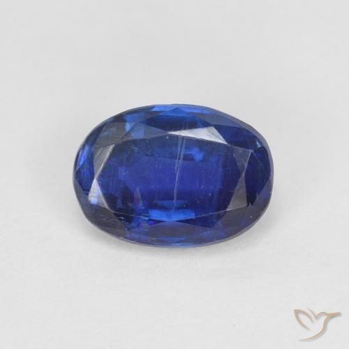 1.06ct Naturel Bleu marine Disthène, ovale, VS