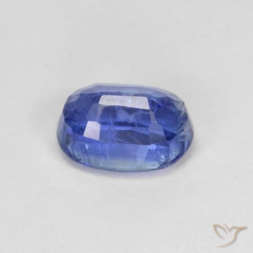 Disthène Bleu foncé naturelle ovale, 1.44 ct, SI