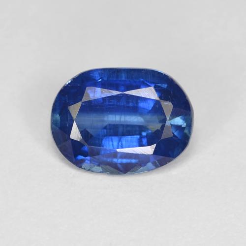 Disthène Bleu marine naturelle Coupe ovale, 1.41 ct, VS-SI