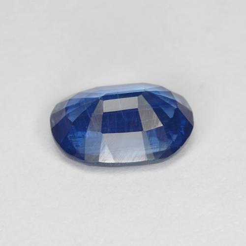 Disthène Bleu marine naturelle Coupe ovale, 1.41 ct, VS-SI