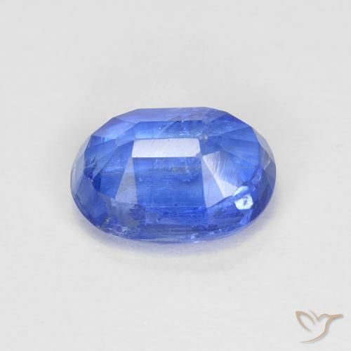 Disthène Bleu azur profond naturelle ovale, 1.81 ct, VS-SI