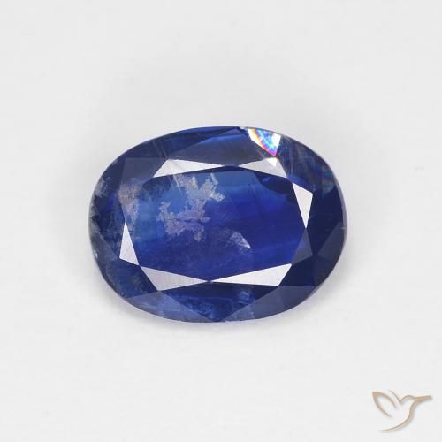 1.42ct Naturel Bleu royal Disthène, ovale, VS-SI