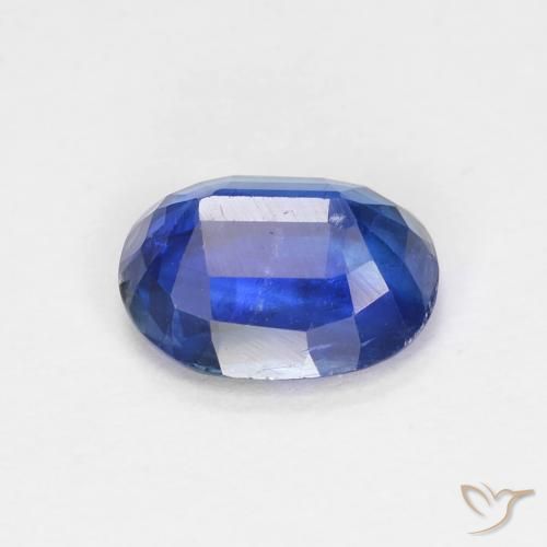 Disthène Bleu royal naturelle ovale, 1.42 ct, VS-SI