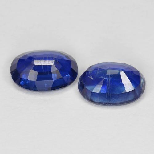 Achetez naturel 2.09ct Bleu foncé Disthène gems, Coupe ovale, En provenance Népal chez GemSelect. En stock, livraison internationale!