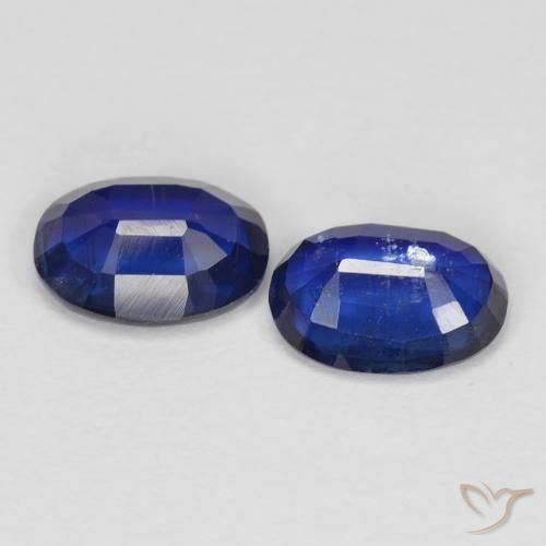 Shop natural 1.88ct Bleu foncé Disthène gems, ovale, from Népal at GemSelect. In stock, global shipping!