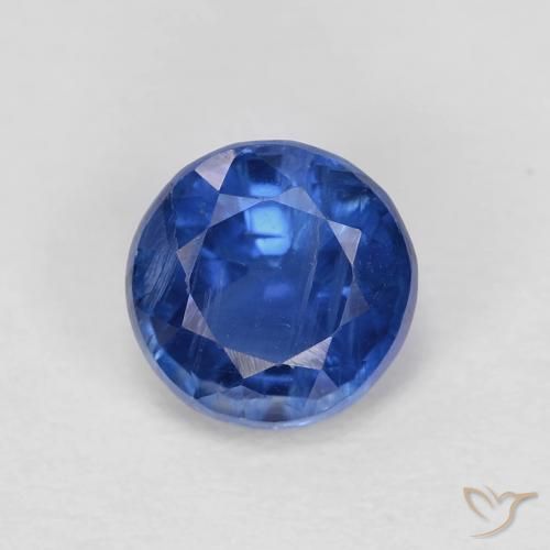 1.22ct Naturel Bleu marine Disthène, Tour, VS-SI
