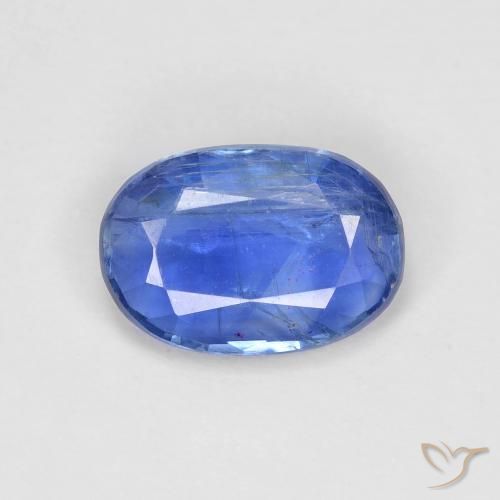 2.65ct Naturel Bleu azur profond Disthène, ovale, VS-SI