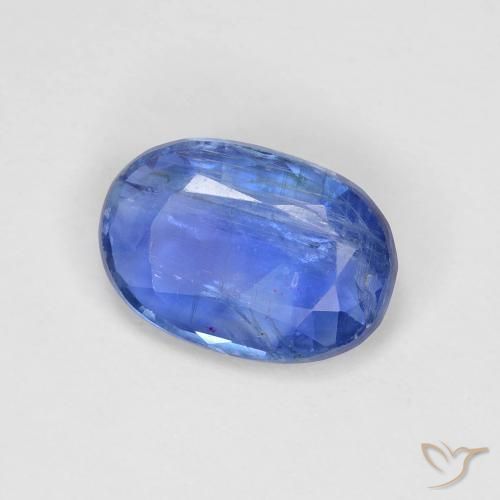 Disthène Bleu azur profond naturelle ovale, 2.65 ct, VS-SI